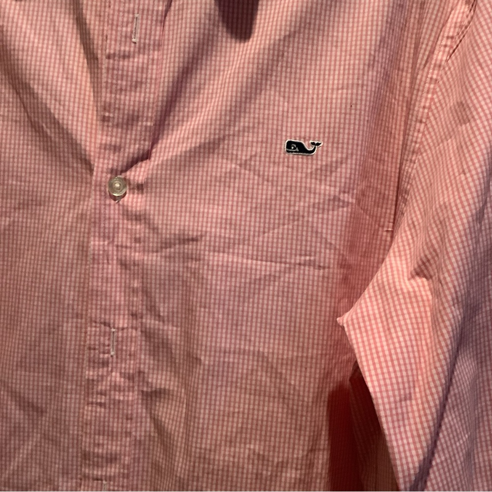 Vineyard Vines Men's Light Pink Dress Shirt - Picture 3 of 5